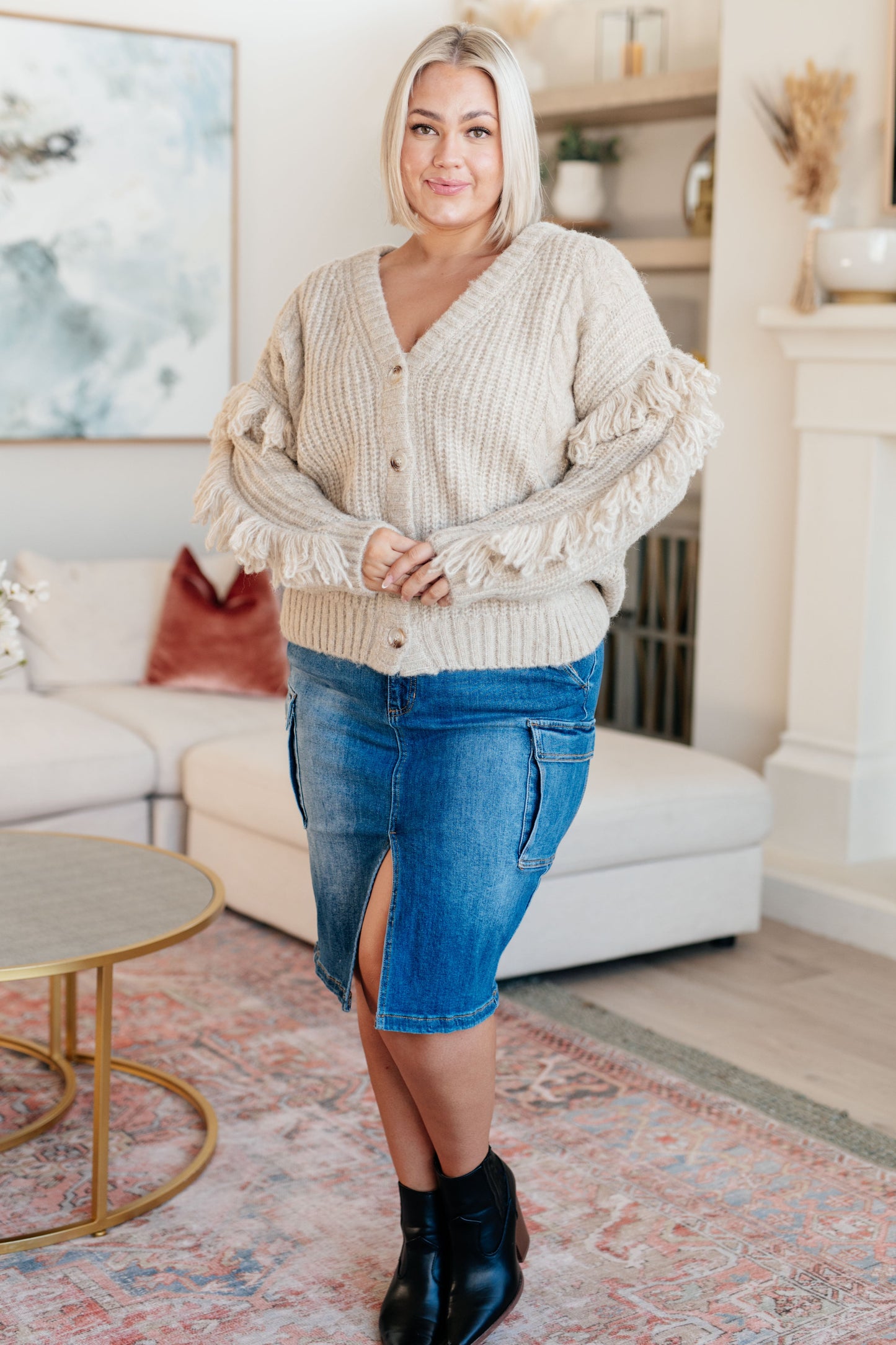 Fringe Cardigan