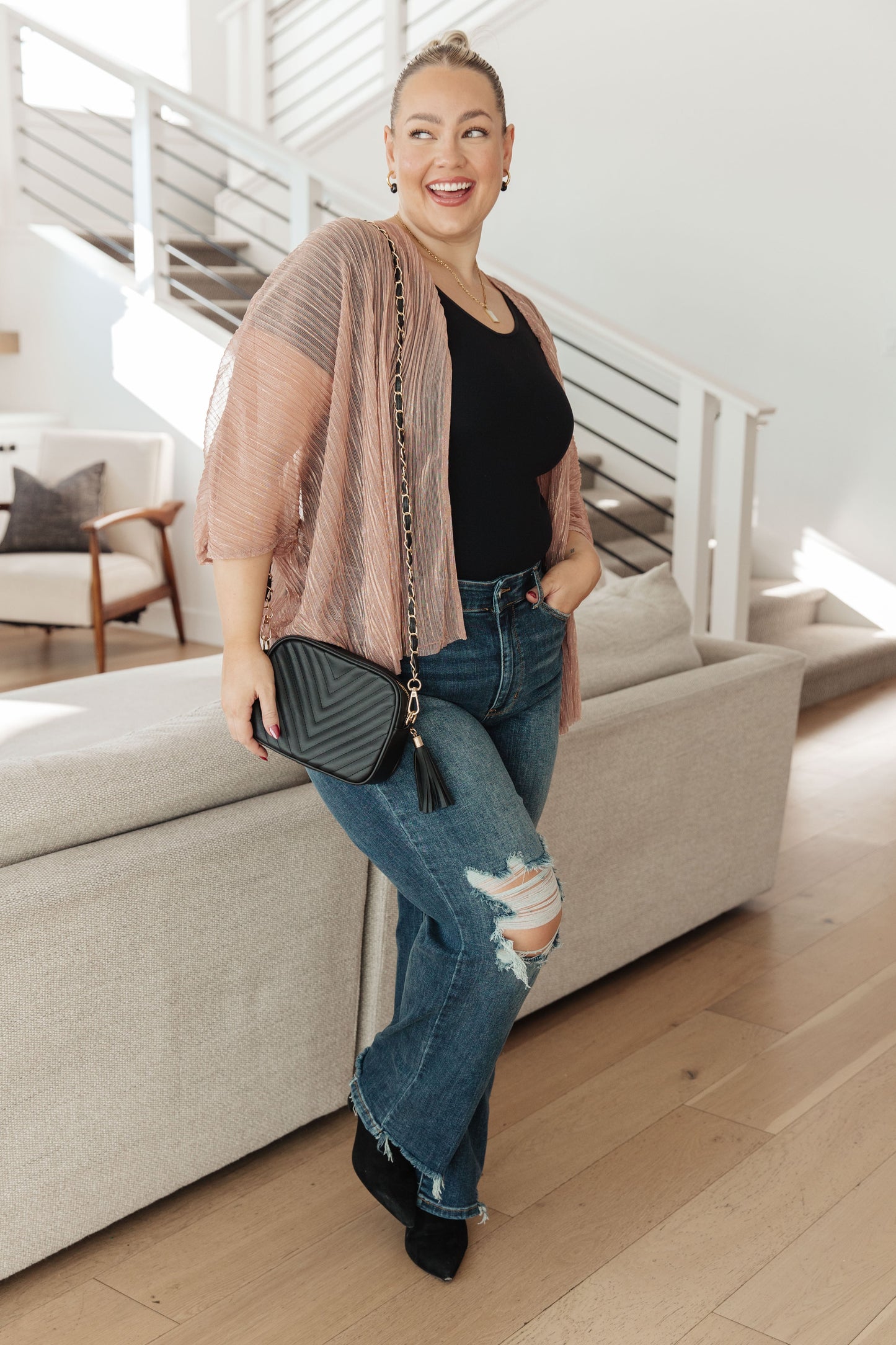 Sheer Wild Sleeve Cardigan