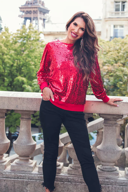 PREORDER: In The Spotlight Sequin Top in Three Colors