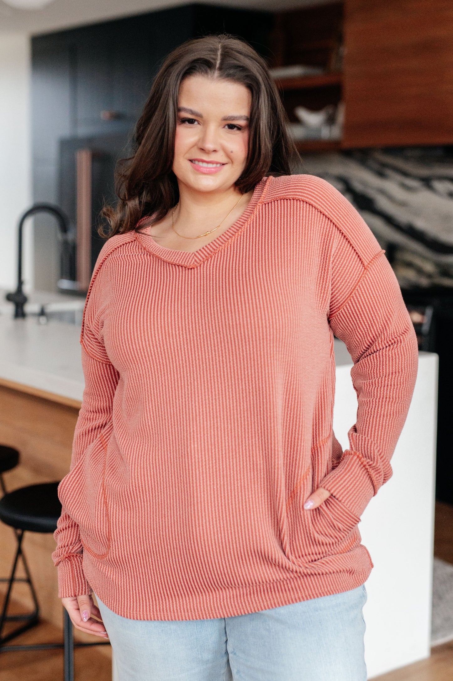 First and Foremost Rib Knit Top