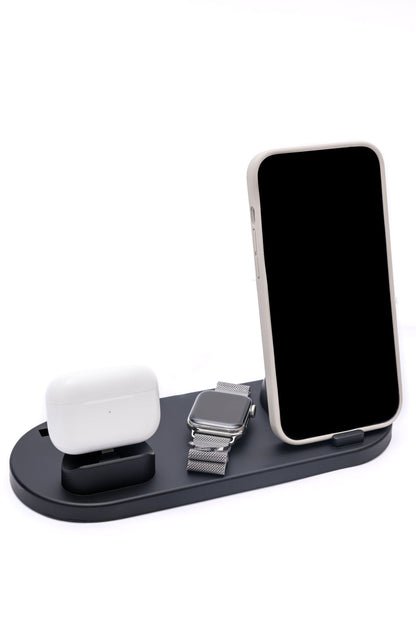 Wireless Charging Station in Black